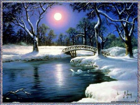 paysage d'hiver